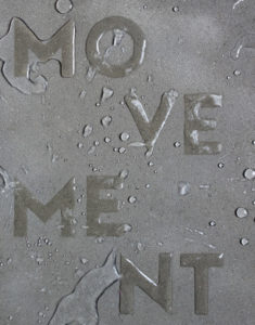 Movement Poster: Typography with Water